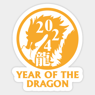 Year of the Dragon 2024 Chinese Zodiac Lunar New Year Sticker